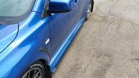 2007-2015 Mitsubishi EVO X Side Splitters