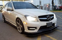2012-2015 Mercedes Benz AMG C63 with lip Front Splitter
