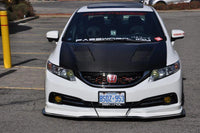 2013-2015 Honda civic Sedan Bayson-r style lip" Front Splitter"