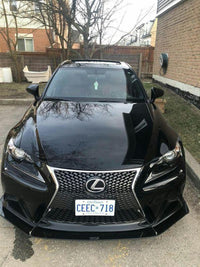 2014-2016 Lexus is250/is300/is350 f-sport" Front Splitter"