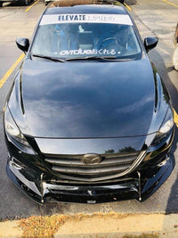 2014+ Mazda 3 Sedan/hatchback LenzDesign Lip" Front Splitter"