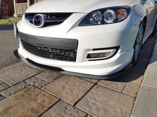 2007-2009 mazda 3/speed 3 n1/gv style lip" Front Splitter"
