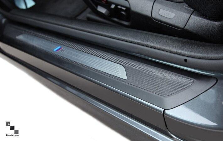 Carbon Fiber Vinyl Door Sills for BMW F32/F33 4 Series