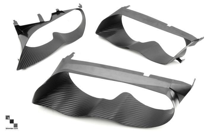 Carbon Vinyl Headlight Trim Overlay for BMW E46 3 Series Coupe and Convertible (Pre-LCI)