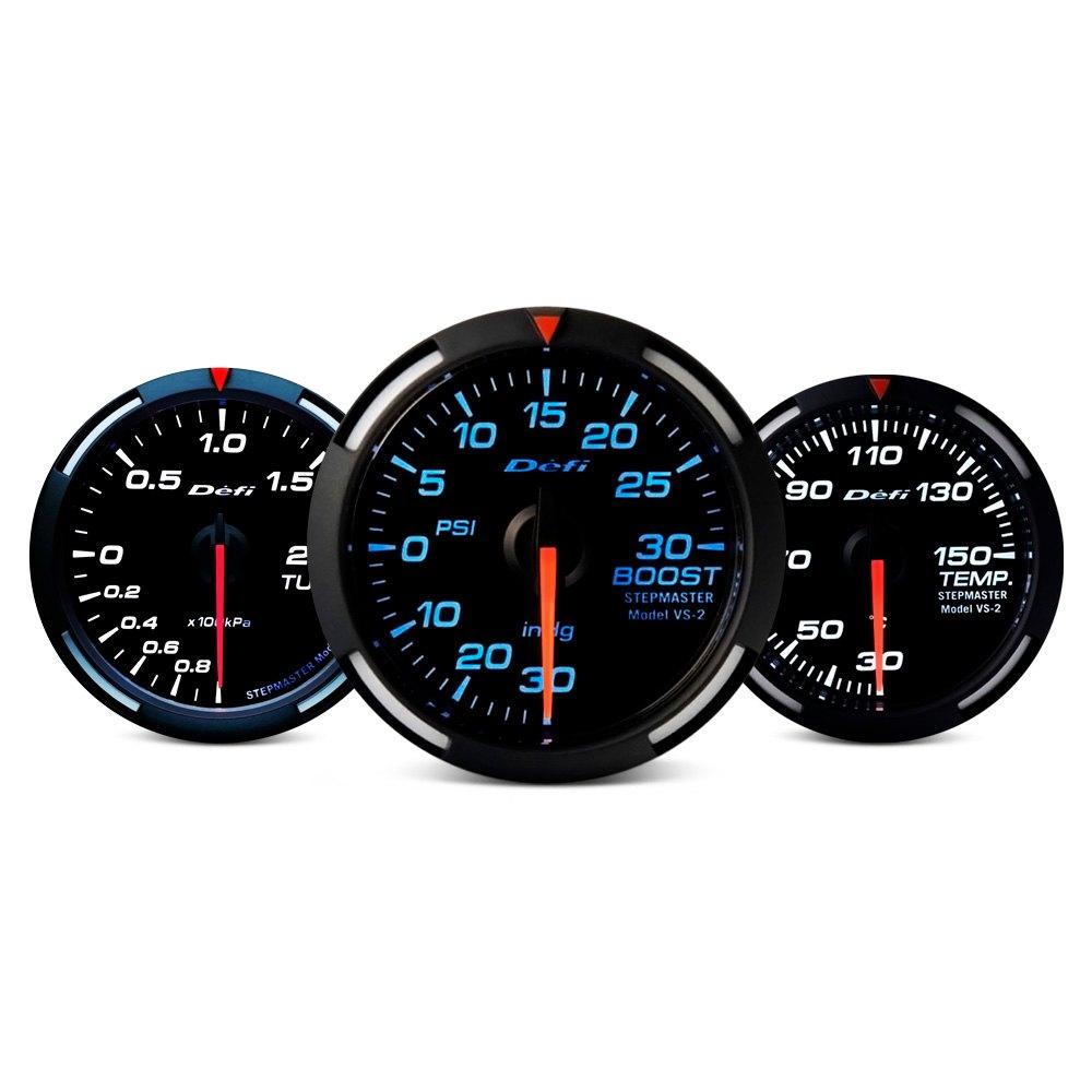 Defi Racer Series 52mm turbo 45psi gauge – blue