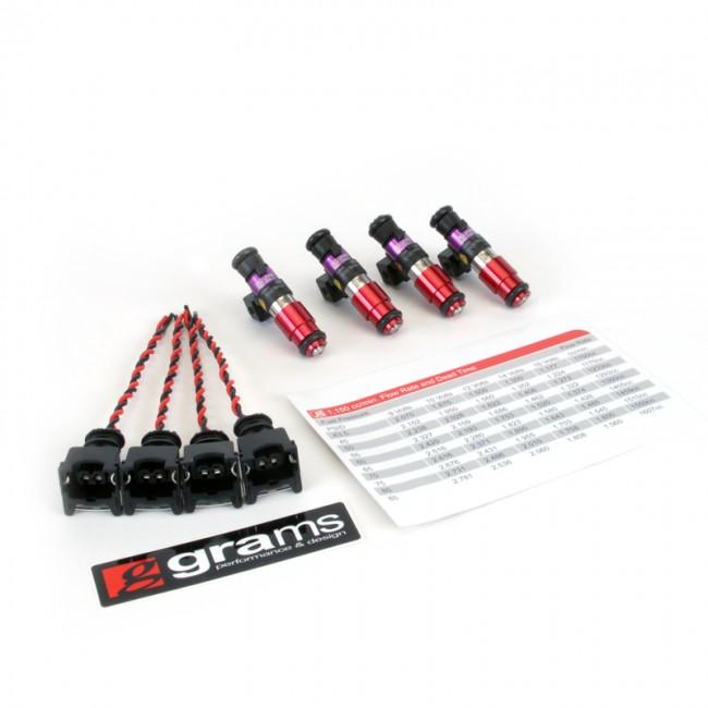 Grams Performance Fuel Injector Kits – 1150cc K Series (Civic, RSX, TSX), D17, 06+ S2000 injector kit