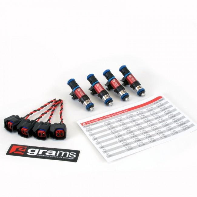 Grams Performance Fuel Injector Kits – 750cc K Series (Civic, RSX, TSX), D17, 06+ S2000 injector kit