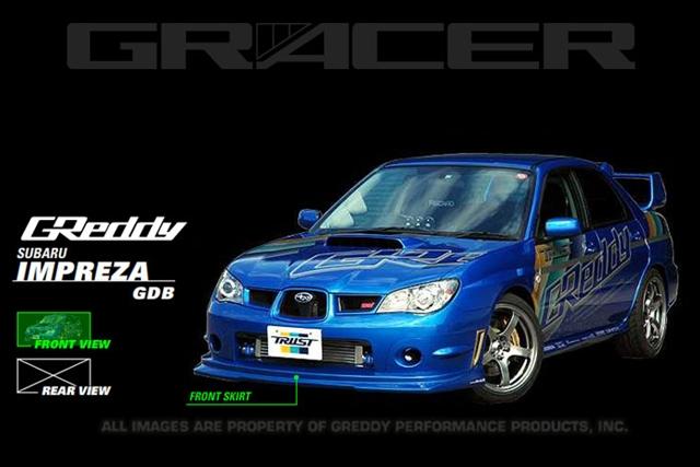 GReddy Gracer 06-07 WRX Front Lip Spoiler